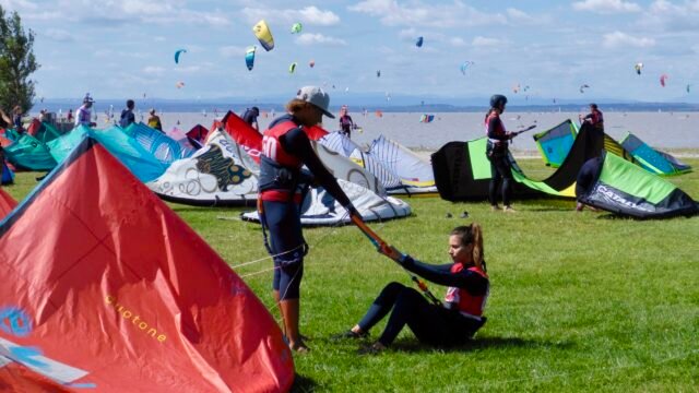 kitesurfing lessons at Neusiedler See